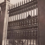 London – large iron fence