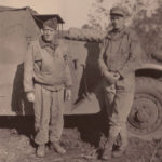 Pop Woods and T-5 Irwin with armored scout car