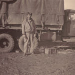soldier and 2.5 ton truck in the mud